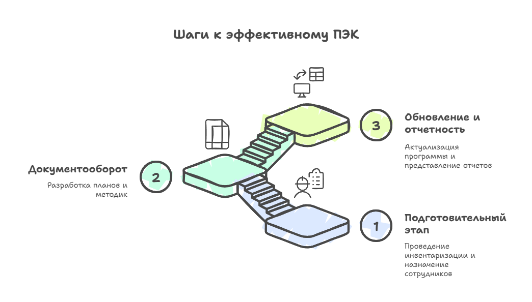 Визуализация структуры ПЭК