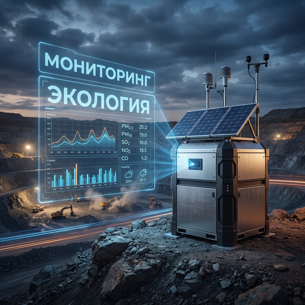 Система автоматического экологического мониторинга на добывающем предприятии